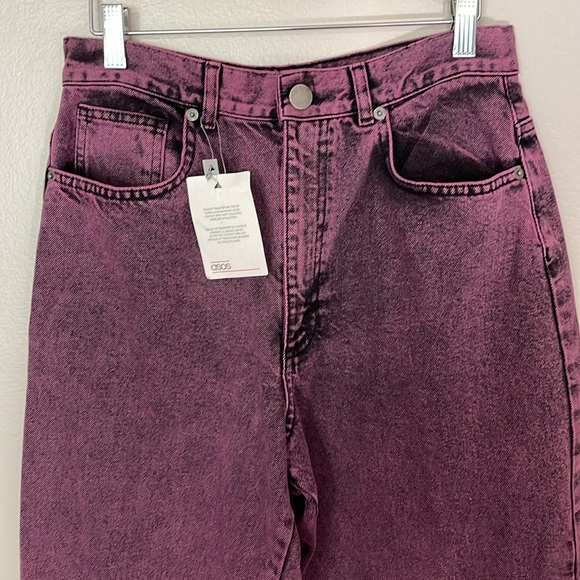 NWT ASOS Pink Acid Wash Jeans. 28 - Picture 4 of 10